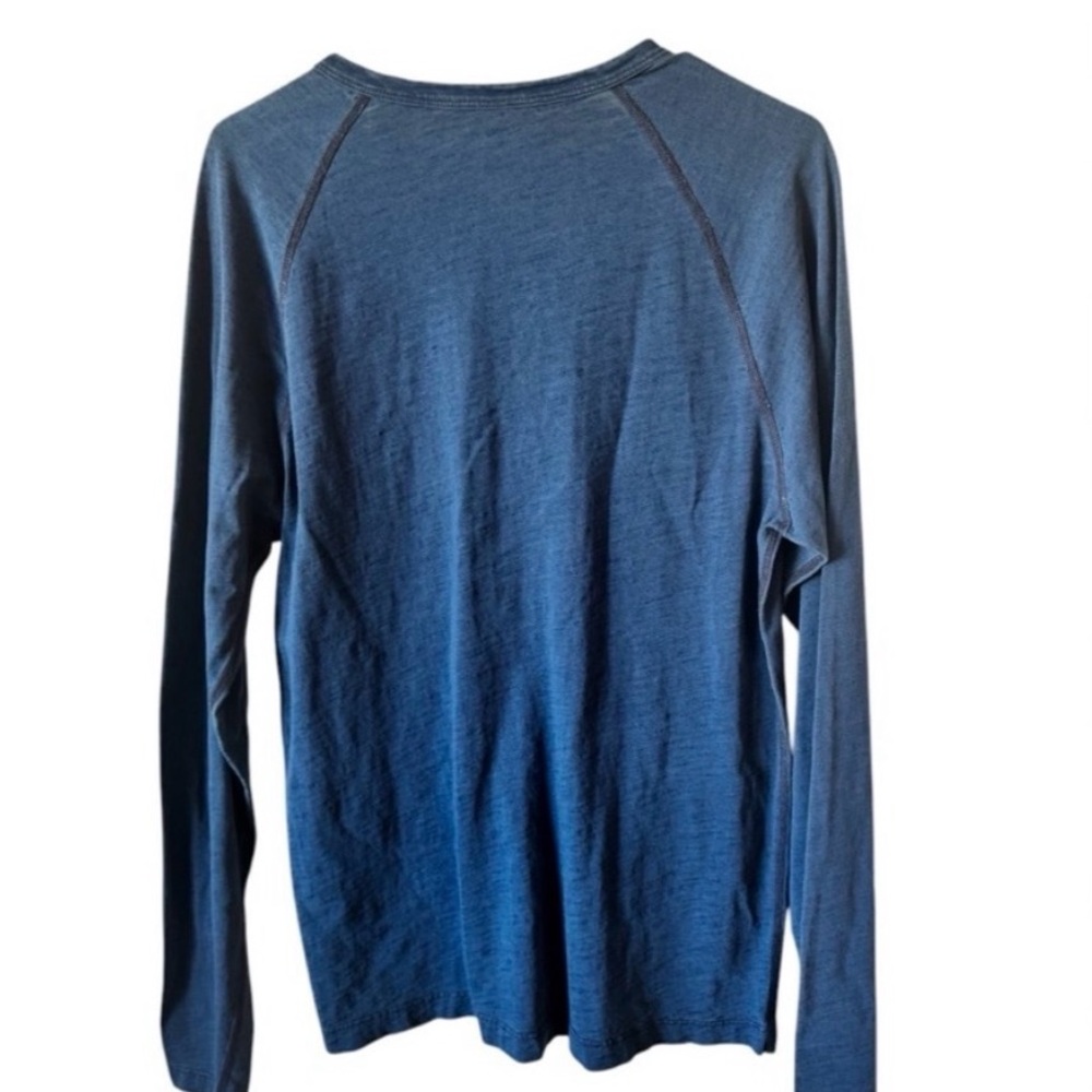 Todd Snyder Navy Casual Top Henley - Picture 2 of 6